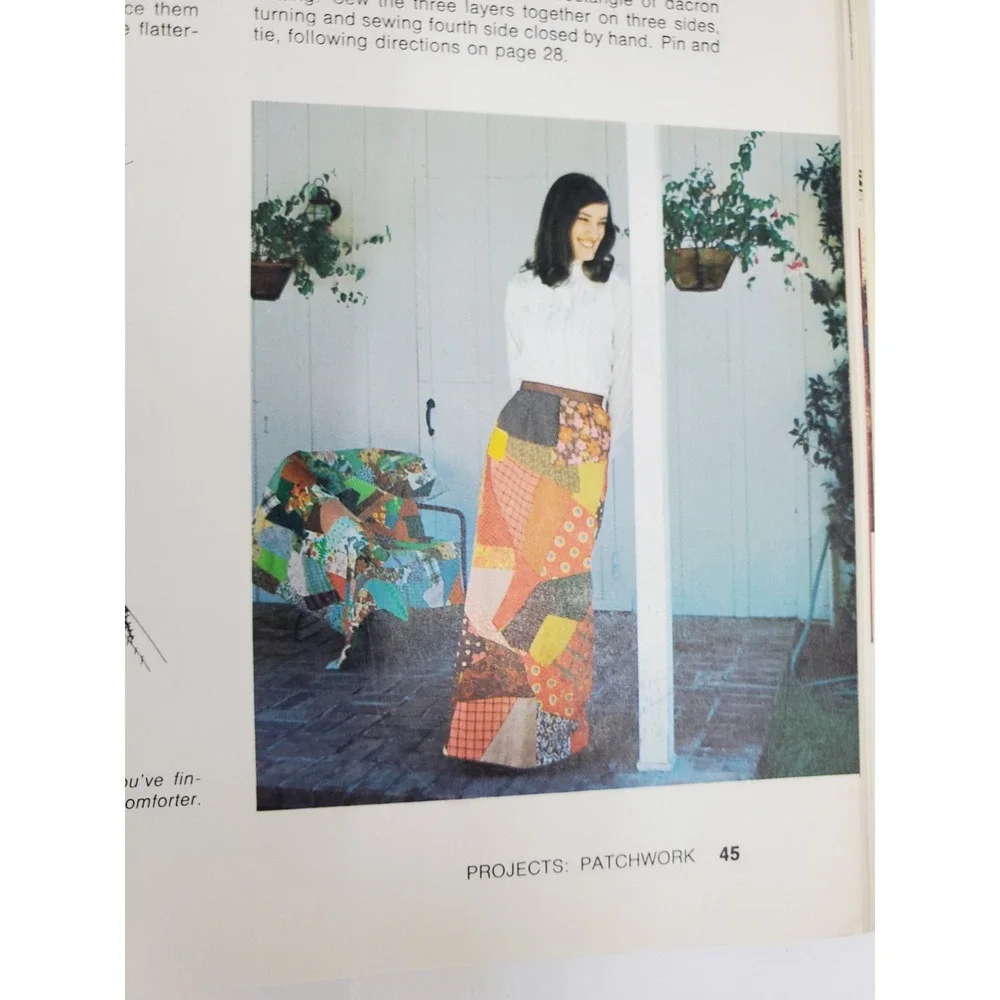Vintage Sunset Quilting & Patchwork Book 1976 Lane Books DIY Patterns Projects